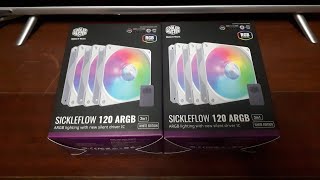 Вентиляторы COOLER MASTER SICKLEFLOW 120 ARGB 3 IN 1 WHITE EDITION [upl. by Paulina]