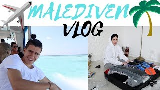 Unsere Reise auf die Malediven  10 Stunden Flug amp Ankunft 🏖 URLAUB VLOG [upl. by Asiak]