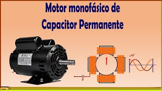 Motor com capacitor permanente [upl. by Sopher]