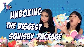 The Baldys  UNBOXING THE BIGGEST SQUISHY PACKAGE  Naura dan Neona [upl. by Citarella]