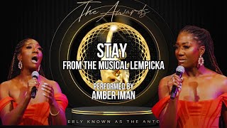 Amber Iman performs Stay from Lempicka The Musical at The 2nd Annual Awards 2022 [upl. by Atilrac522]