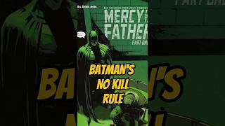 This is why batman has a nokill rule shorts batman [upl. by Burrus944]