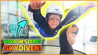 LUCiLLA MAG VOOR HET EERST SKYDiVEN 😱  Bellinga Vlog 3077 [upl. by Downs]