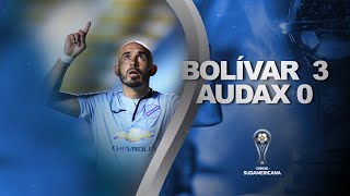 Melhores momentos  Bolívar 3 x 0 Audax Italiano  Segunda fase  SulAmericana 2020 [upl. by Ahsias976]