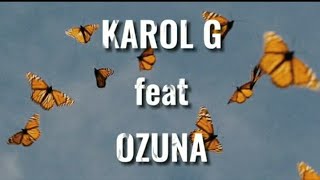 Karol G ft Ozuna Odisea Letra  lyric [upl. by Namwob]