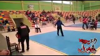 CAMPEONATO REGIONAL DE WUSHU CHIMBOTE 2019  Nuestro atleta OLIVER YALLE Rojo [upl. by Obala739]