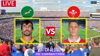 South Africa vs Wales  Rugby Union  Springboks v Wales Live Watch Along [upl. by Felder909]