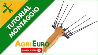 Montaggio video abbacchiatore elettrico professionale per ulivi Volpi Essential [upl. by Enilegna95]