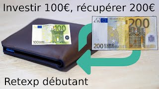 Comment investir 100€ et récupérer le double Retour dexpérience spéculation bitcoin cryptomonnaie [upl. by Novick520]