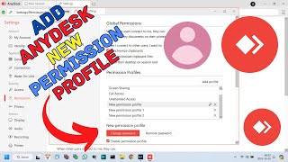 How to add profile in AnyDesk application [upl. by Etteinotna]