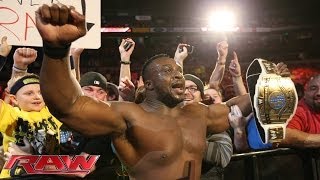 Big E Langston vs Curtis Axel  Intercontinental Title Match Raw Nov 18 2013 [upl. by Ronoc]