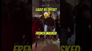 GAZO VS OFFSET 😱 gazo offset GAZO OFFSETYRN rap rapfr story live paris [upl. by Dhumma]