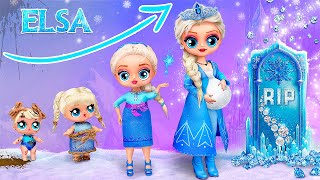 Elsa sta Crescendo da Povera a Ricca 32 Lavoretti Faidate di Frozen per le LOL [upl. by Oiramal]