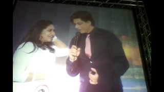 sharukh khan with rimi tomy funny video from dubai [upl. by Llerdna]