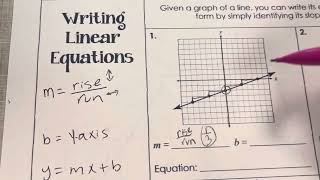 Writing equations from graphs day 2 [upl. by Rob]