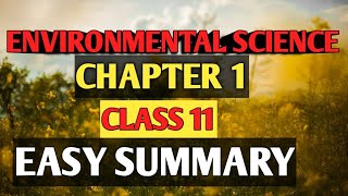 Environmental science chapter 1 Class 11jkboseashecenvironmental studiesenvironmental education [upl. by Averell757]