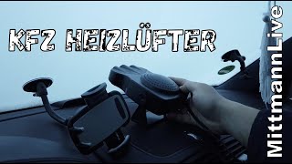 KFZ Heizlüfter für die Windschutzscheibe zum ENTEISEN  KFZ GADGETS MIT MittmannLive [upl. by Coray895]