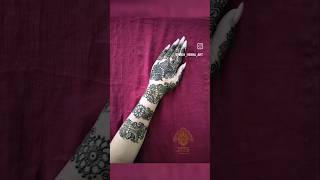 Designer henna pattern mehndi henna hennamehndiart hennamehndidesign hennatattoo hennaartart [upl. by Celio284]