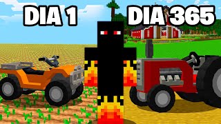 FIZ UMA FAZENDA NO MINECRAFT [upl. by Amikay655]