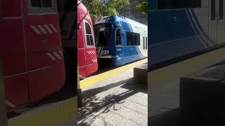 Metro viajando en el Trax de Salt Lake City Utah [upl. by Einnob]