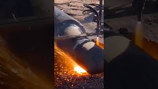 Giant Shaft Forging Process randomwork machinemanufacturing trending shorts [upl. by Anirazc]