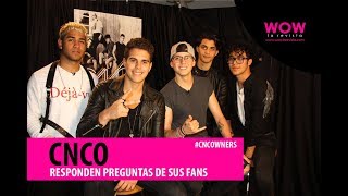 CNCO  Nuevo Album  Fans  Primera Cita  Entrevista  Wow La Revista [upl. by Roselin]