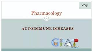 Pharmacology  Autoimmune Diseases [upl. by Adlitam]