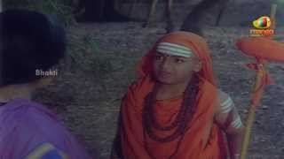 Sri Devi Mookambika Movie Scenes  Bala Sanyasi warned about Goddess Kali  Sridhar Bhavya [upl. by Ahsirk655]