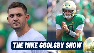 The Mike Goolsby Show Reacting to Notre Dame 2417 victory vs Cal [upl. by Nosiram156]