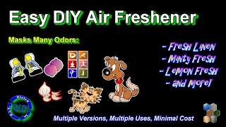 DIY Air Freshener  Room Deodorizer  Fresh Clean Smell Instantly [upl. by Algie]