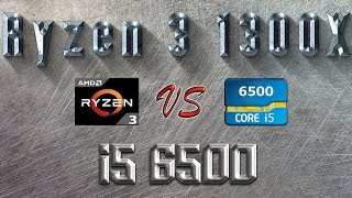 Ryzen 3 1300X vs i5 6500 Benchmarks  Gaming Tests  Office amp Encoding CPU Performance Review [upl. by Dur]