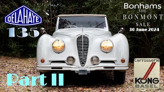 1946 Delahaye 135MS Cabriolet by Kong Part II  Bonhams The Bonmont Sale 2024 ENG SUB [upl. by Devitt]