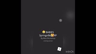 Babies springville rp gameplay [upl. by Balsam]