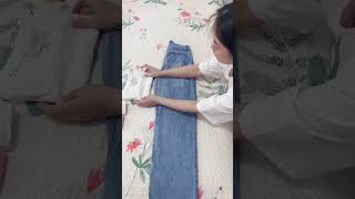 Clothes folding hacks  How to folding clothes savespace and easy foldinghacks lifehacks folding [upl. by Lyrahc]