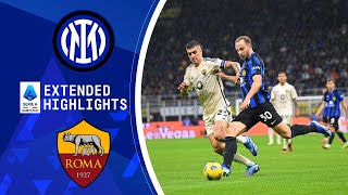 Inter vs Roma  Extended Highlights  Serie A  CBS Sports Golazo [upl. by Bunnie638]