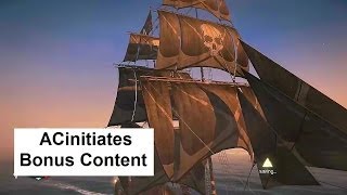 AC Initiates bonus content Shanty The Maid of Amsterdam Black Skull Sails Splitblood Sails [upl. by Ahsirak]