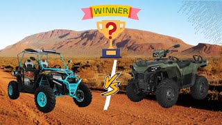 ATV VS UTV Comparison  Side By Side VS Quad Bike Comparison  WORLD VS [upl. by Ax]