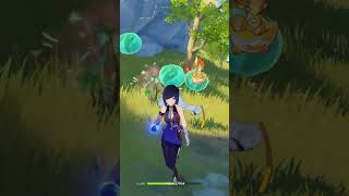 Bubble Floating Challenge genshinstoryquest youtubeshortsvideo yelangenshinimpact [upl. by Anailli]