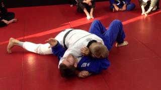 Side control escape against tight top pressure [upl. by Aharon]