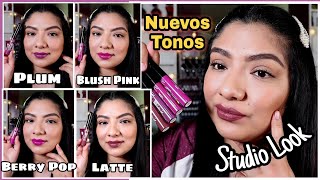 Repetidos o en verdad son Tonos Nuevos 🤔 Blush Pink Berry Pop Plum y Latte Studio Look Cyzone 💋 [upl. by Carew]