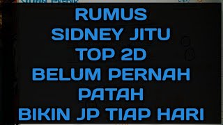 RUMUS SIDNEY 2D TOP  TEMBUS TERUS BIKIN AUTO JP PAUS [upl. by Yerrok]