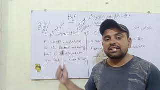 Denotation vs Connotation Aiou code 1424 Final guess paper [upl. by Lasala534]