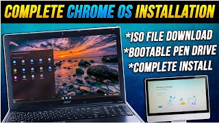 How to Install Chrome OS in Any PcLaptop 2024  Best OS For Low End PC  Chrome OS Installation💻 [upl. by Mcclary573]