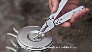 Multiherramienta Leatherman Sidekick en español [upl. by Namilus635]