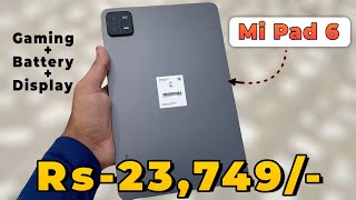 Best Tablet of Year🔥  Mi pad 6  Detail Review  gaming  Display  Price battery  bgmi [upl. by Grier]