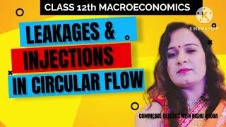 Class 12th Macroeconomics concept of leakages and injections in the circular flow [upl. by Abrahams]