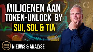 Miljarden token unlock voor TIA SUI amp SOL deze week Wat betekent dit voor de PRIJS  Koersanalyse [upl. by Rhianon]