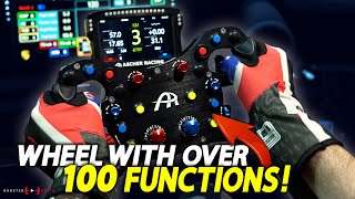 REVIEW  Ascher Racing F64 V3 Sim Racing Wheel amp Dashboard [upl. by Louis]