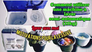 Pourquoi utiliser une machine à laver semiautomatique [upl. by Nahta]