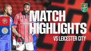 Walsall v Leicester City Highlights [upl. by Ozen705]